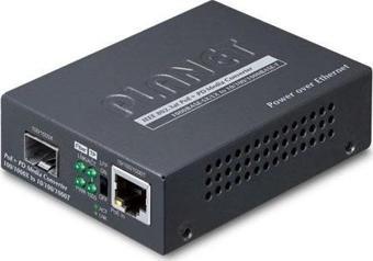 802.3at PoE+ PD 10/100/1000BASE-T &lt;-&gt; 100/1000BASE-X SFP Media Converter