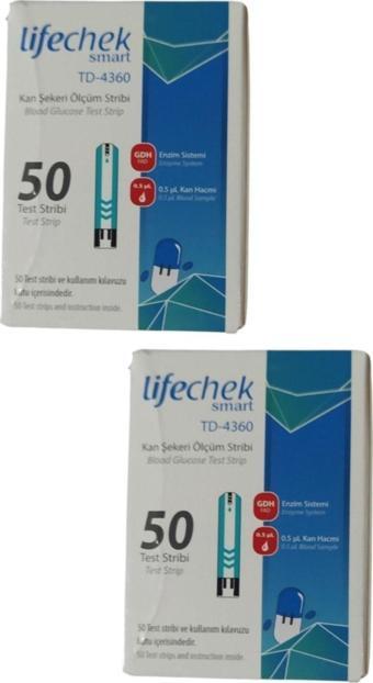 Lifechek 2 Kutu Smart Strip (100 Adet Kan Şekeri Ölçüm Çubuğu)