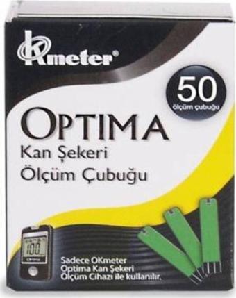 Optima Seker Ölcüm Strip (Stribi) 50 Adet