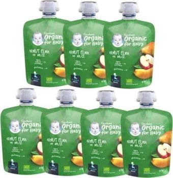 Gerber Organik Elmalı Ve Muzlu Armut Püresi 90gr X 7 Adet