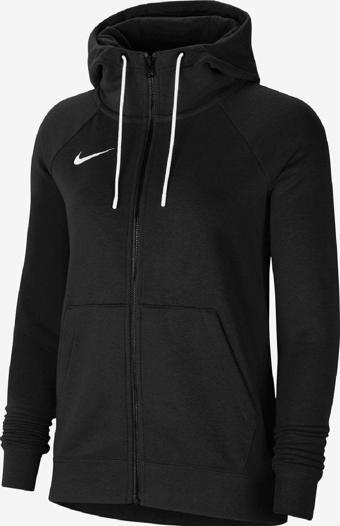 Nike CW6955-010 Siyah Kadın Kapüşonlu Fermuarlı Sweatshirt