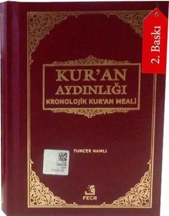 Kur'an Aydınlığı Kur'an Küçük Boy - Tuncer Namlı - Fecr Yayınları