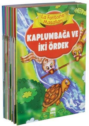 La Fontaine Masalları Büyük Boy 10 Kitap Takım - Jean de la Fontaine - Ema Çocuk