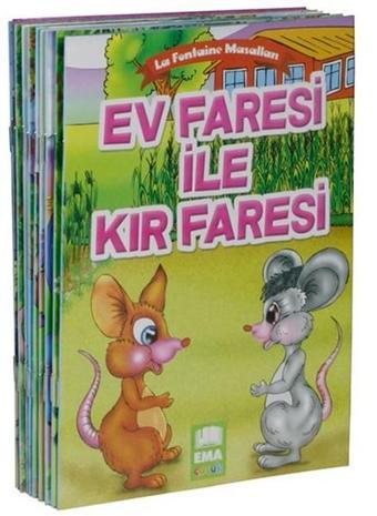 La Fontaine Masalları Küçük Boy 10 Kitap Takım - Jean de la Fontaine - Ema Çocuk