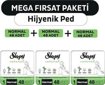 Sleepy Natural Ultra Hassas Hijyenik Ped Mega Fırsat Paketi Normal 144 Adet