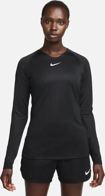 Nike  Dri-Fit Park First Layer AV2610-010 Siyah Kadın Uzun Kollu Tişört