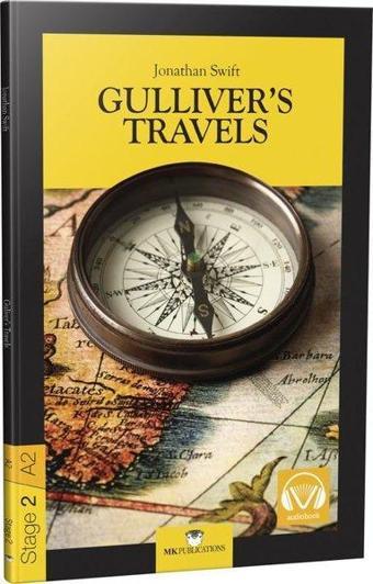 Stage-2 Gulliver's Travels - İngilizce Hikaye - Jonathan Swift - MK Publications
