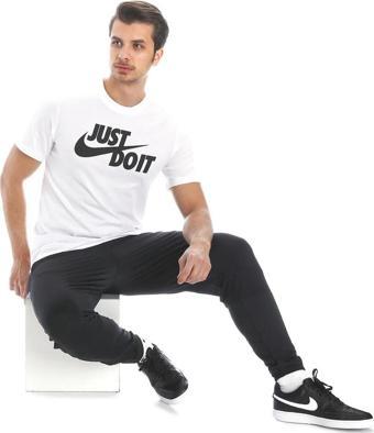 Nike M NSW TEE JUST DO IT SWOOSH AR5006-100 Siyah T-shirt