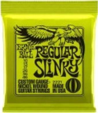 Ernie Ball P02221 Regular Slinky Nickel 10-46 Elektro Gitar Teli