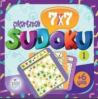 7x7 Çıkartmalı Sudoku 1 - Komisyon  - Pötikare Yayınları