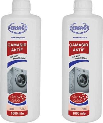 Ersağ Çamaşır Aktif 1000 Ml. * 2 Adet