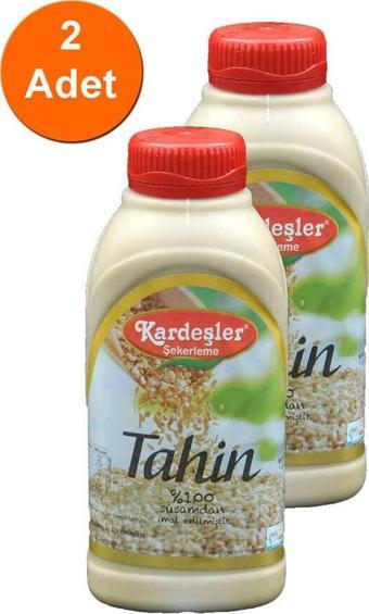 Kardeşler Şekerleme Tahin (%100 Susamdan) Bidon 480 G x 2 Adet