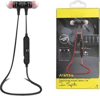 Azemax A920Bl Kablosuz Sport Bluetooth Kulaklık Siyah