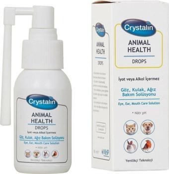 Crystalin Animal Health-Drop Köpek Göz - Kulak ve Ağız Bakım Solüsyonu 50 ML