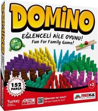 Redka Domino Oyunu Rengarenk Ahşap Taşlar Lisanslı Ürün