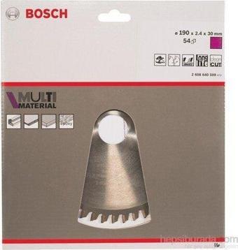 Bosch - Standard for Serisi Çoklu Malzeme için Daire Testere Bıçağı 190*30 mm 54 Diş