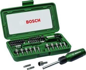 Bosch 46 Parça Tornavida Vidalama Lokma Uçlu Aksesuar Seti - 2607019504