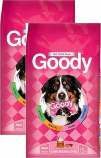 Goody Kuzu Etli Ve Pirinçli Yetişkin Köpek Maması 15 Kg * 2 Adet