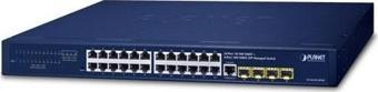 Planet Yönetilebilir Gigabit Switch (Managed Gigabit Switch) 24-Port 10/100/1000T 4-Port