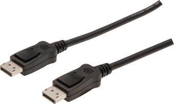 DisplayPort (DP) Bağlantı Kablosu, DP Erkek - DP Erkek, 15 metre, kilit mekanizmalı, DP, 1.2 uyumlu,