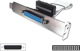 Yazıcı İçin Slot Bracket Bağlantı Kablosu, DB25 Erkek &lt;-&gt; 26 pin IDC Dişi, 0.25 metre, CU, AWG