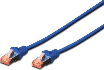 Digitus Cat.6 Patch Kablo, S-FTP, Halogenfree, AWG 27/7, 5 metre, Mavi Renk