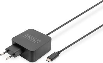 Digitus Dizüstü Bilgisayar Şarj Cihazı USB-C, güç beslemesi 65W PD3.0 Notebook Char