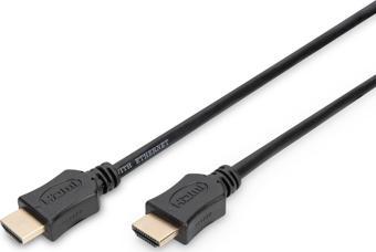 Digitus HDMI High Speed with Ethernet Bağlantı Kablosu (HDMI 1.4), 2160p, 4K Ultra HD, 3D, HDMI Tip 