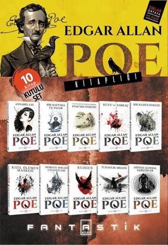 Edgar Allan Poe Set-10 Kitap Takım - Edgar Allan Poe - Fantastik Kitap