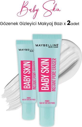 Maybelline New York Baby Skin Gözenek Gizleyici Makyaj Bazı X 2 Adet