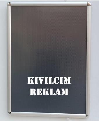 Kıvılcım 10 Adet B2 - 50 x 70 cm Alüminyum Açılır Kapanır Rondo Çerçeve