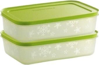 Tupperware Alaska Buzdolabı Saklama Kabı Yatay ( 2 X 1 Lt )