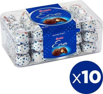 Ülker Ece Bütün Fındıklı Sütlü Çikolata 455 gr x 10 Kutu