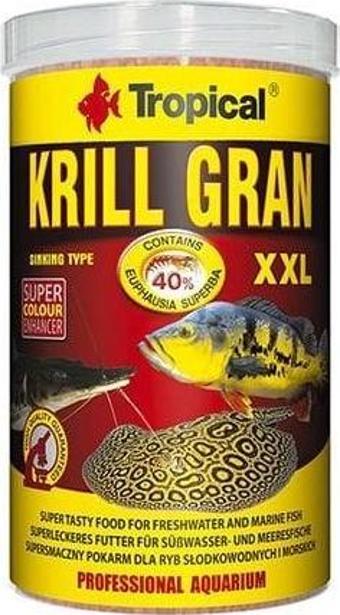 Tropical Krill Gran Büyük Akvaryum Balıkları için Renklendirici Balık Yemi 1000 Ml 500 Gr