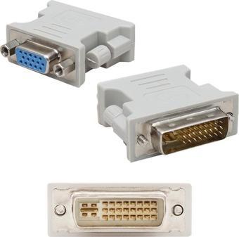 POWERMASTER DVI ERKEK VGA DİŞİ DVI 24+5 PİN DVI TO VGA DÖNÜŞTÜRÜCÜ