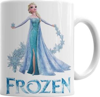 Baskı Dükkanı Frozen Elsa Kupa Bardak Porselen