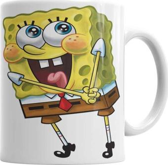 Baskı Dükkanı Sünger Bob Kupa Bardak Porselen