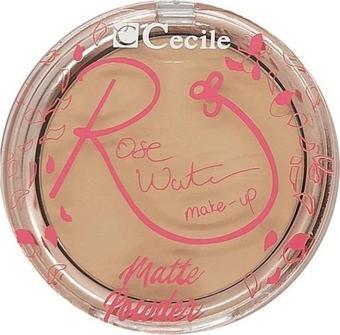 Cecile Rose Water Matte Powder Pudra 01