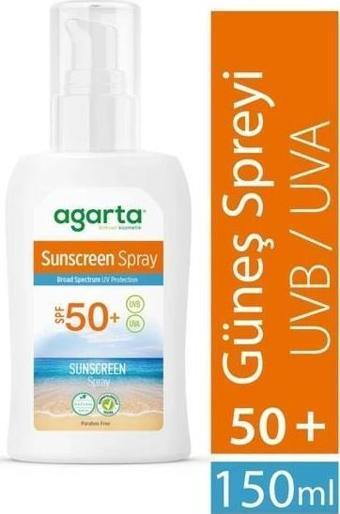 Agarta Güneş Losyonu Sprey Spf 50 Sunscream 150 ML