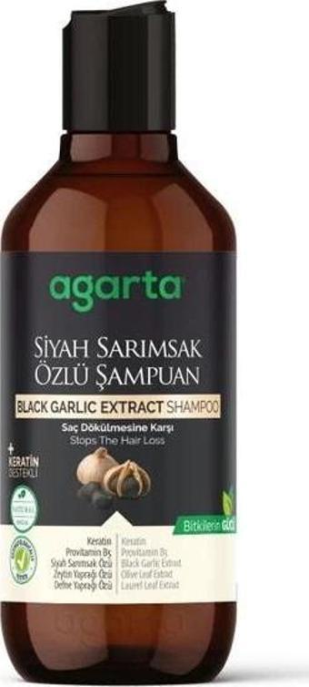 Agarta Şampuan Siyah Sarımsak Özlü Saç Dökülmesine Karşı 400 Ml