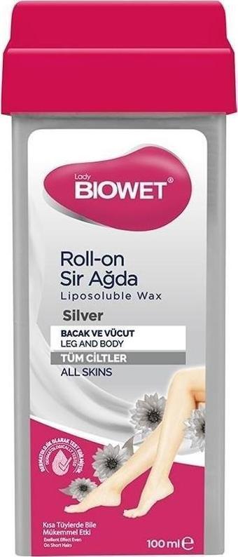 Bıowet Roll-On Sir Ağda Sılver 100 Ml