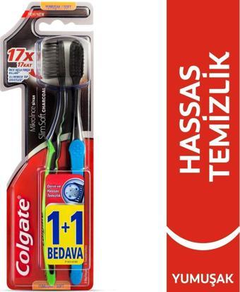 Colgate Mikro Hassas 1+1 Diş Fırçası Siyah