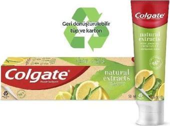 Colgate Natural Extracts Aktif Limon Özlü Diş Macunu 50 Ml