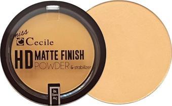 Cecile Hd Matte Fınısh Powder Stabilizer Pudra Hd02