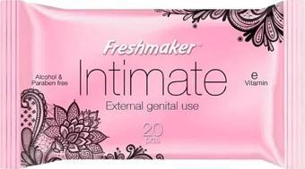 Freshmaker İntimate Genital Bölge Temizleme Mendili 20 Li