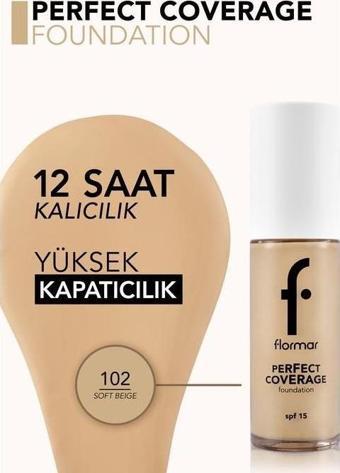 Flormar Perfect Covarage Fondeten No.102 Yeni