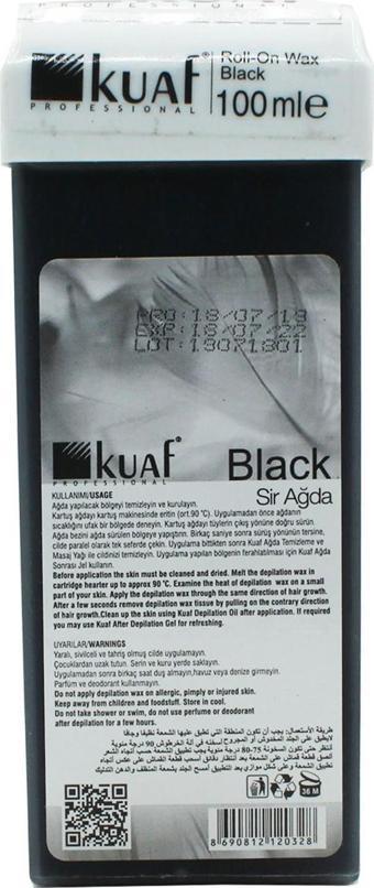 Kuaf Kartuş Sir Ağda Black 100 Ml