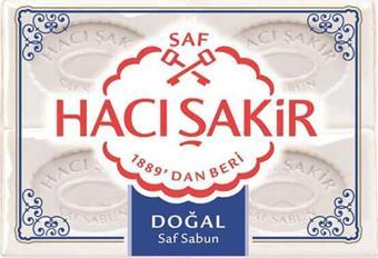 Hacı Şakir Banyo Sabunu Doğal 4 Lü 600 Gr