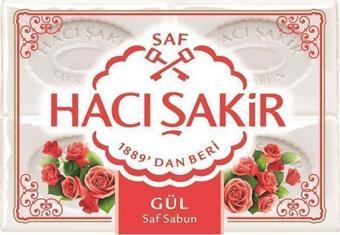 Hacı Şakir Banyo Sabunu Gül 4 Lü 600 Gr