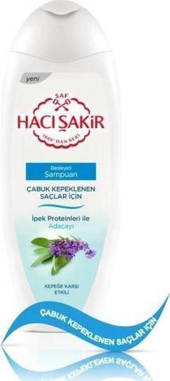 Hacı Şakir Şampuan Adaçayı Çabuk Kepeklenen Saçlar 2in1 500 Ml